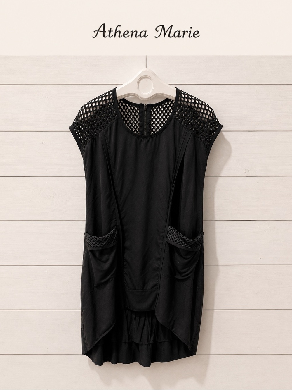 Mesh Panel Dress – Athena Marie -M